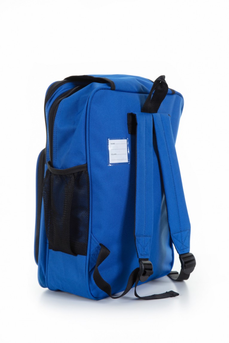 blue boys backpack